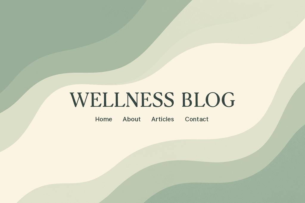 Create a modern website header